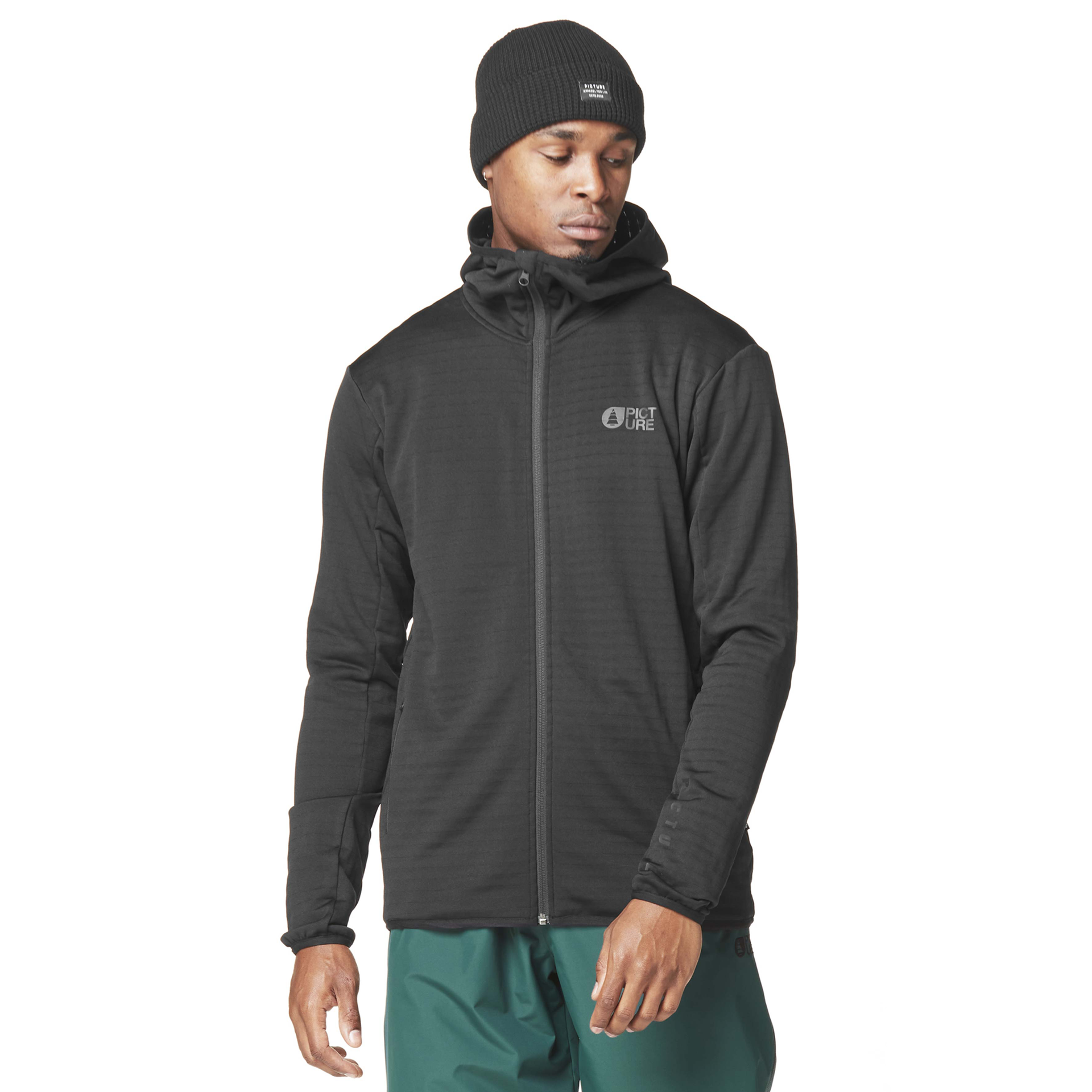 Activities BAKE GRID FZ FLEECE Black