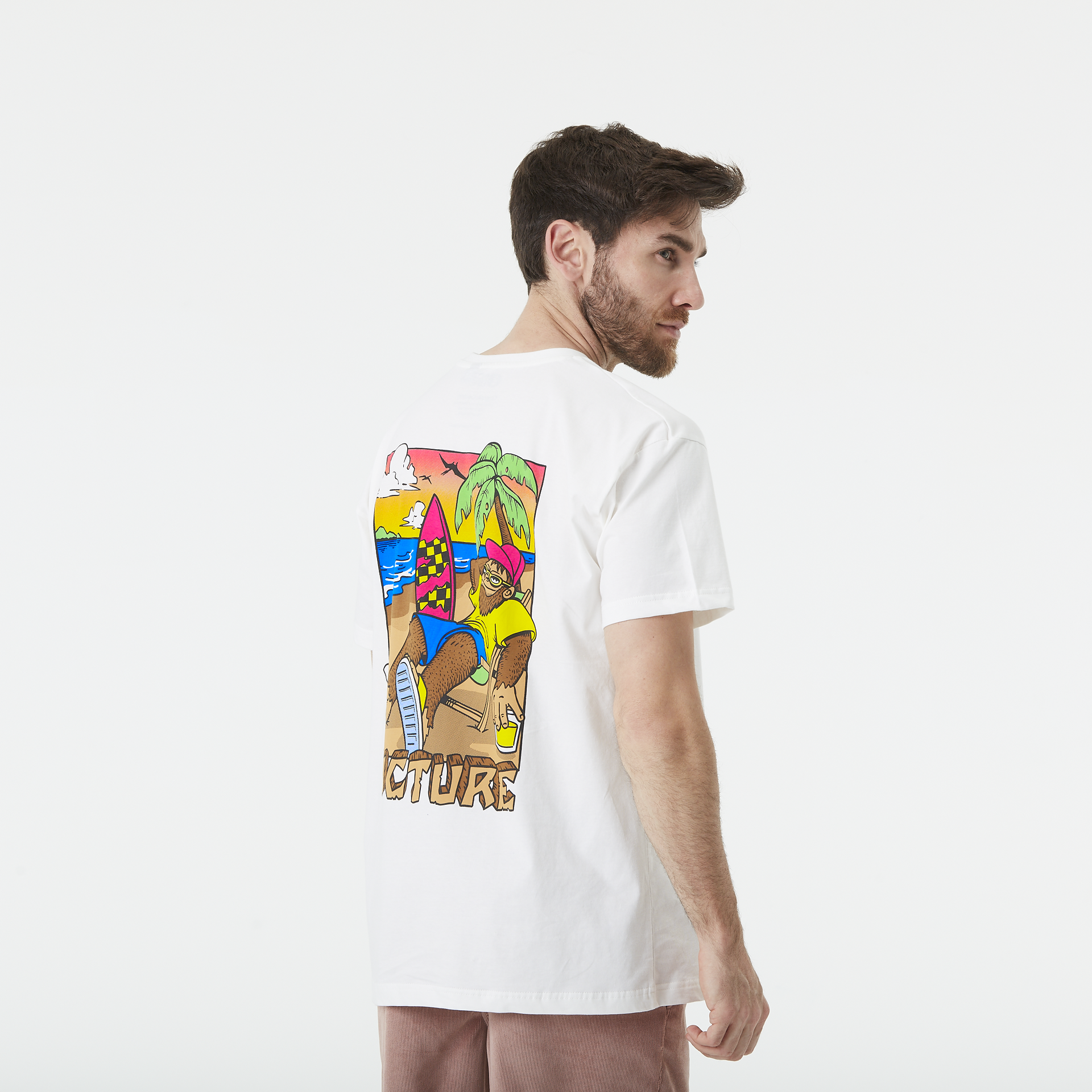 New collection men SQUATCHY TEE White