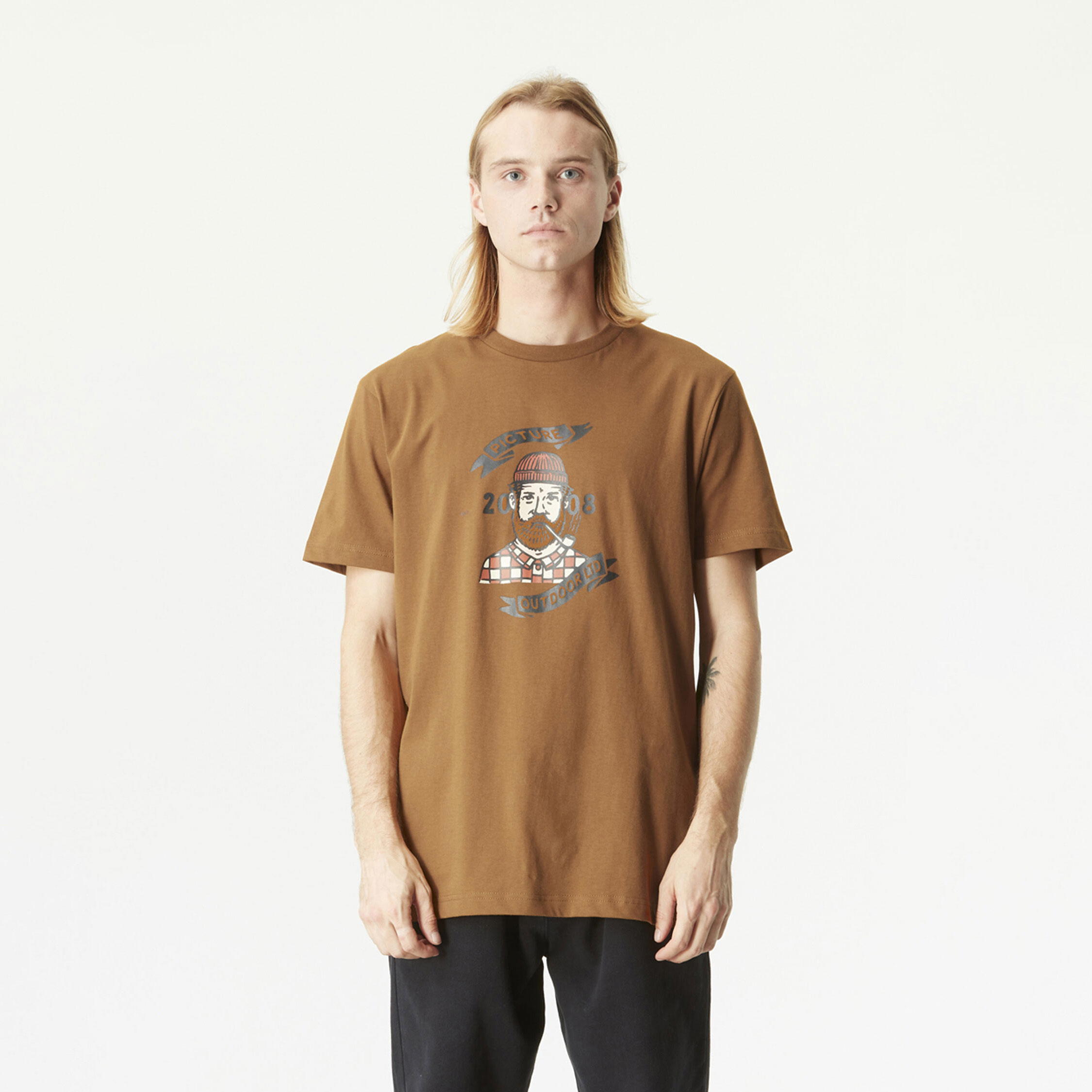 Men CHUCHIE TEE Chocolate