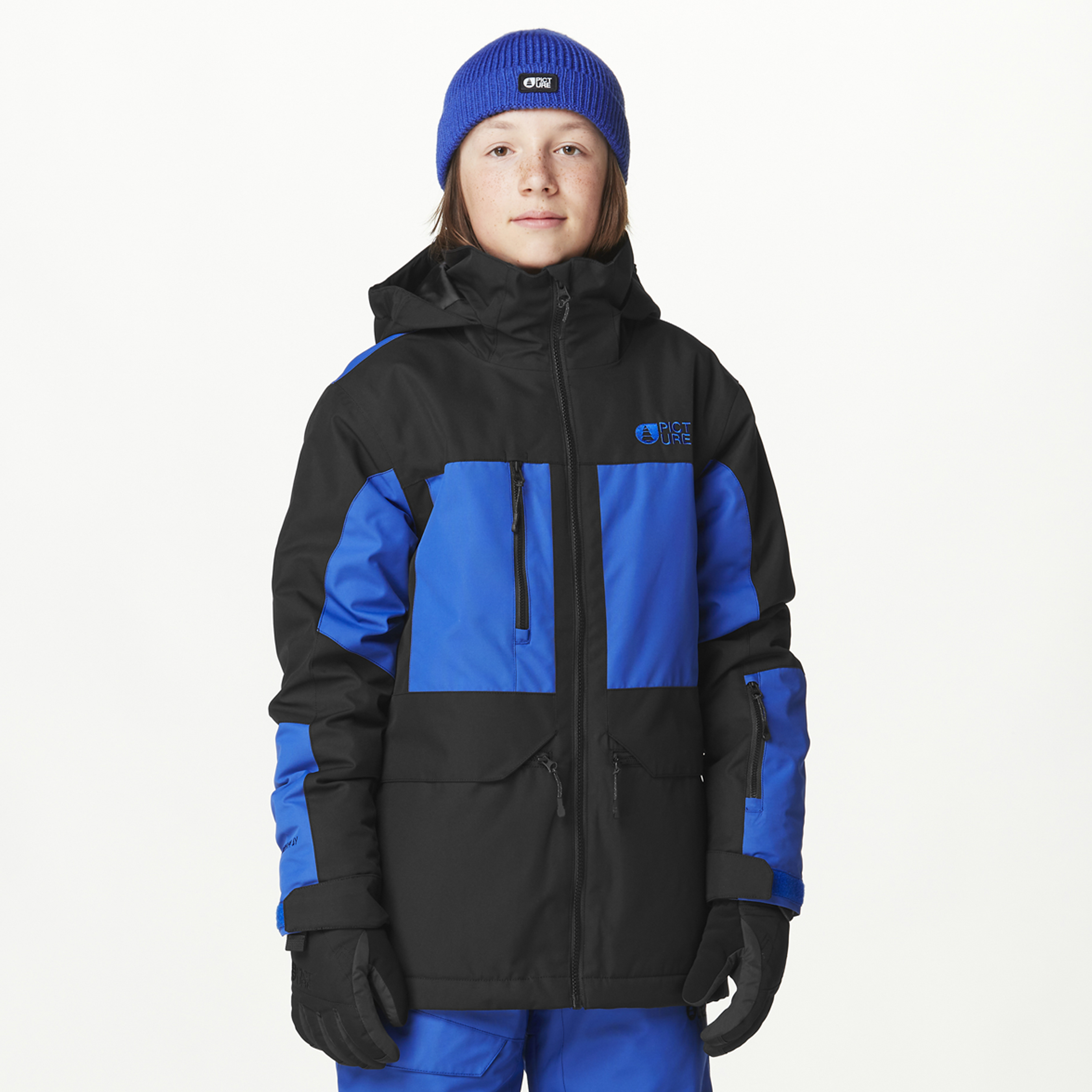 STONY JKT Black Deep Ultramarine