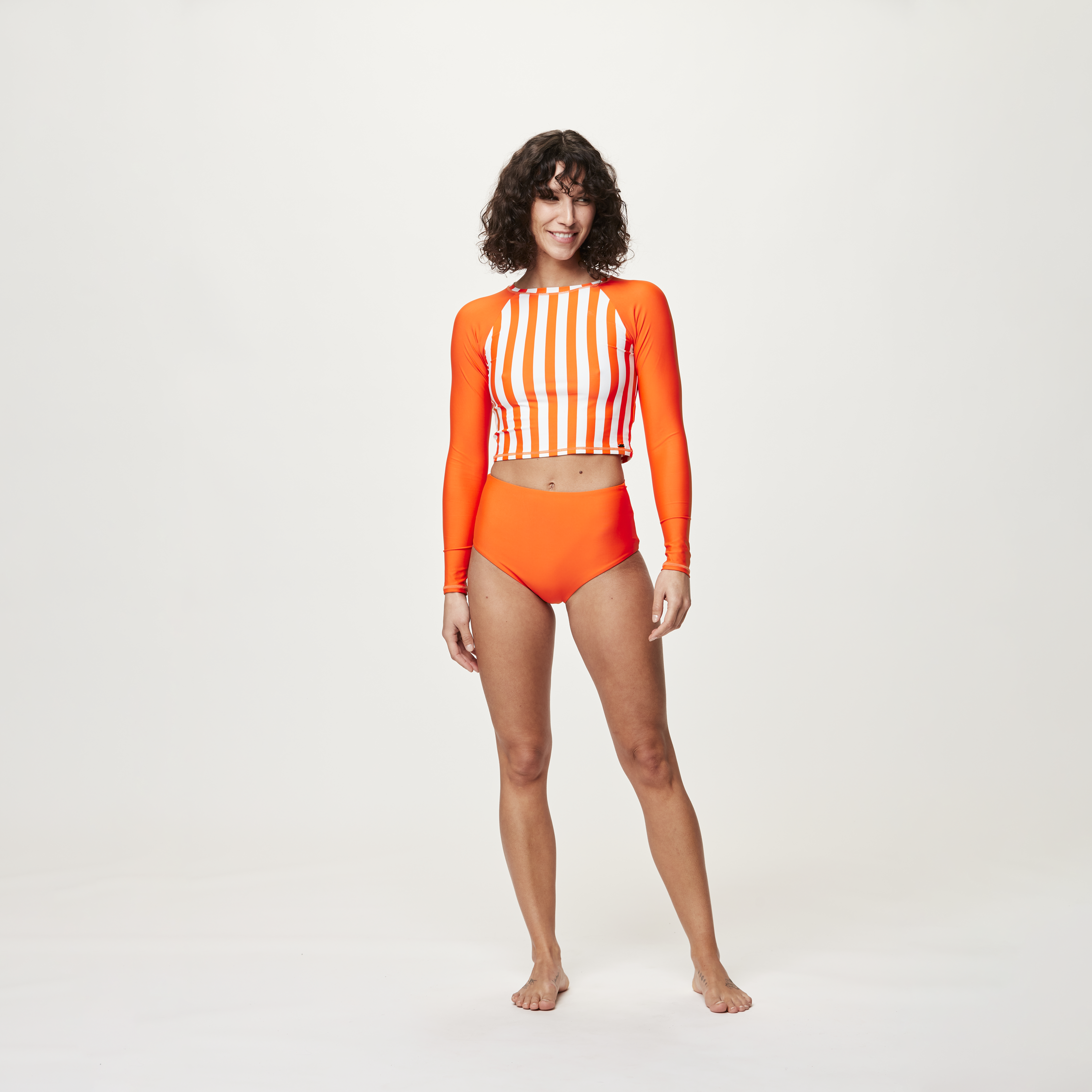 Bas de maillot de bain HIGH WAIST BOTTOMS Golden Poppy