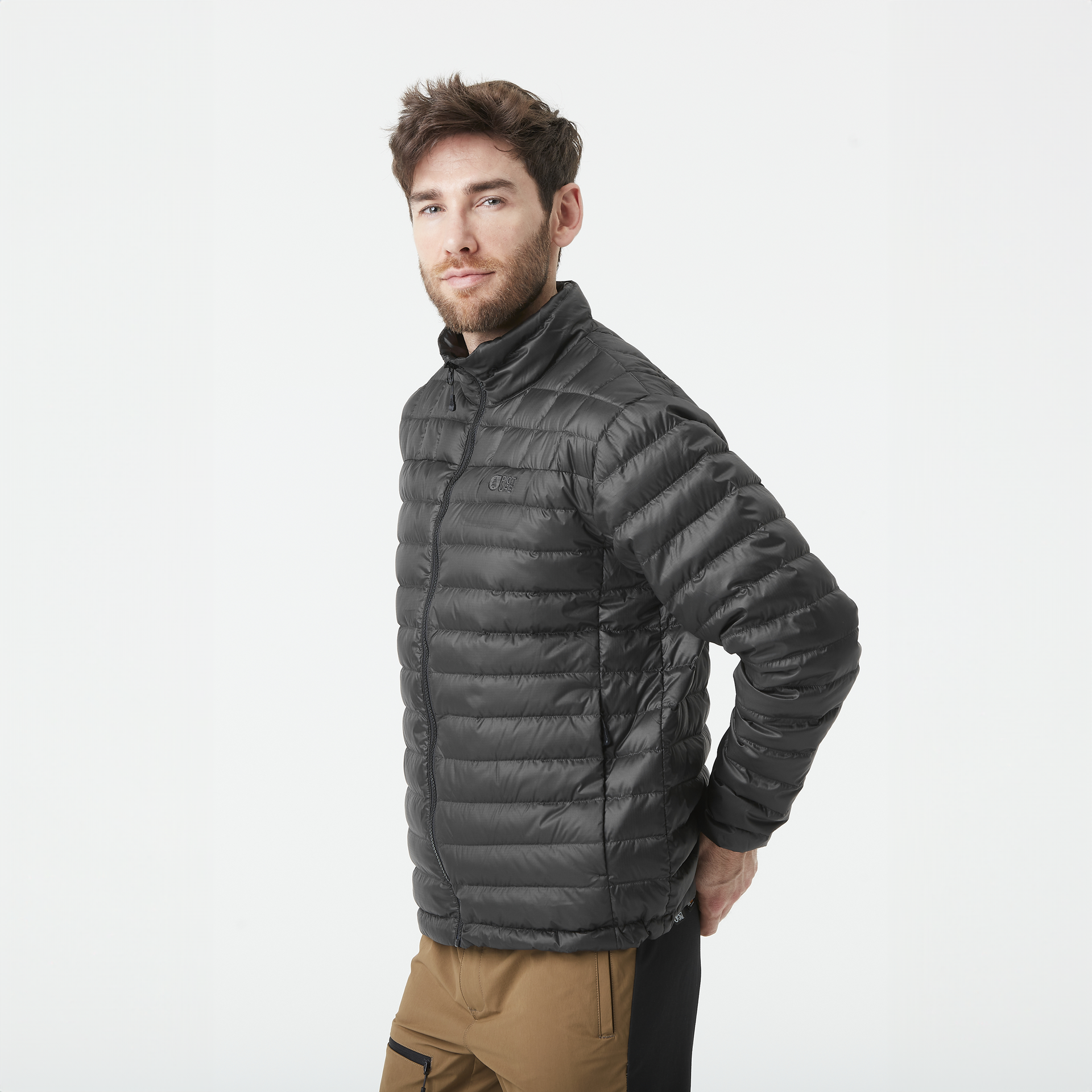 New collection men LIGHT PUFF JKT Black
