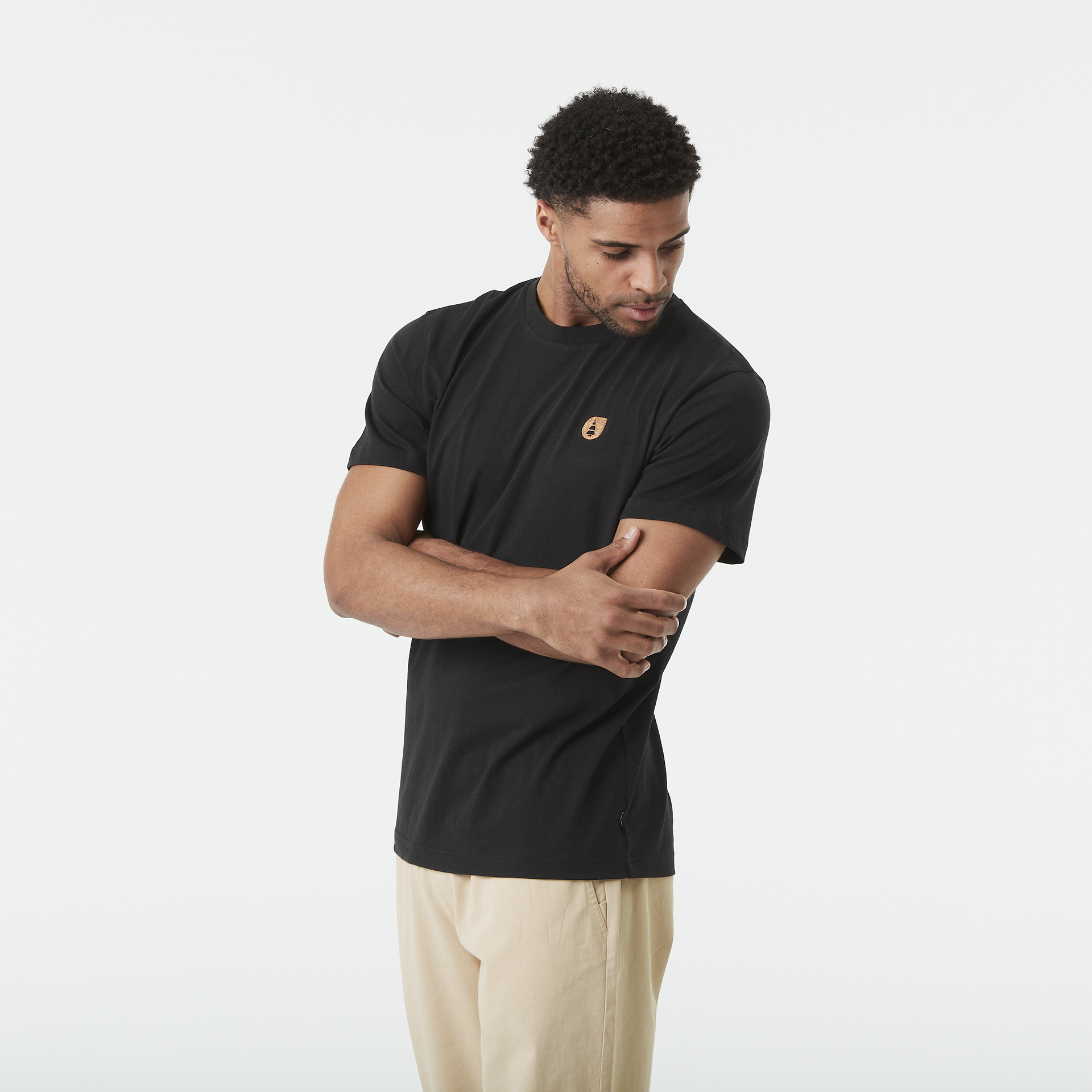New collection men LIL CORK TEE Black