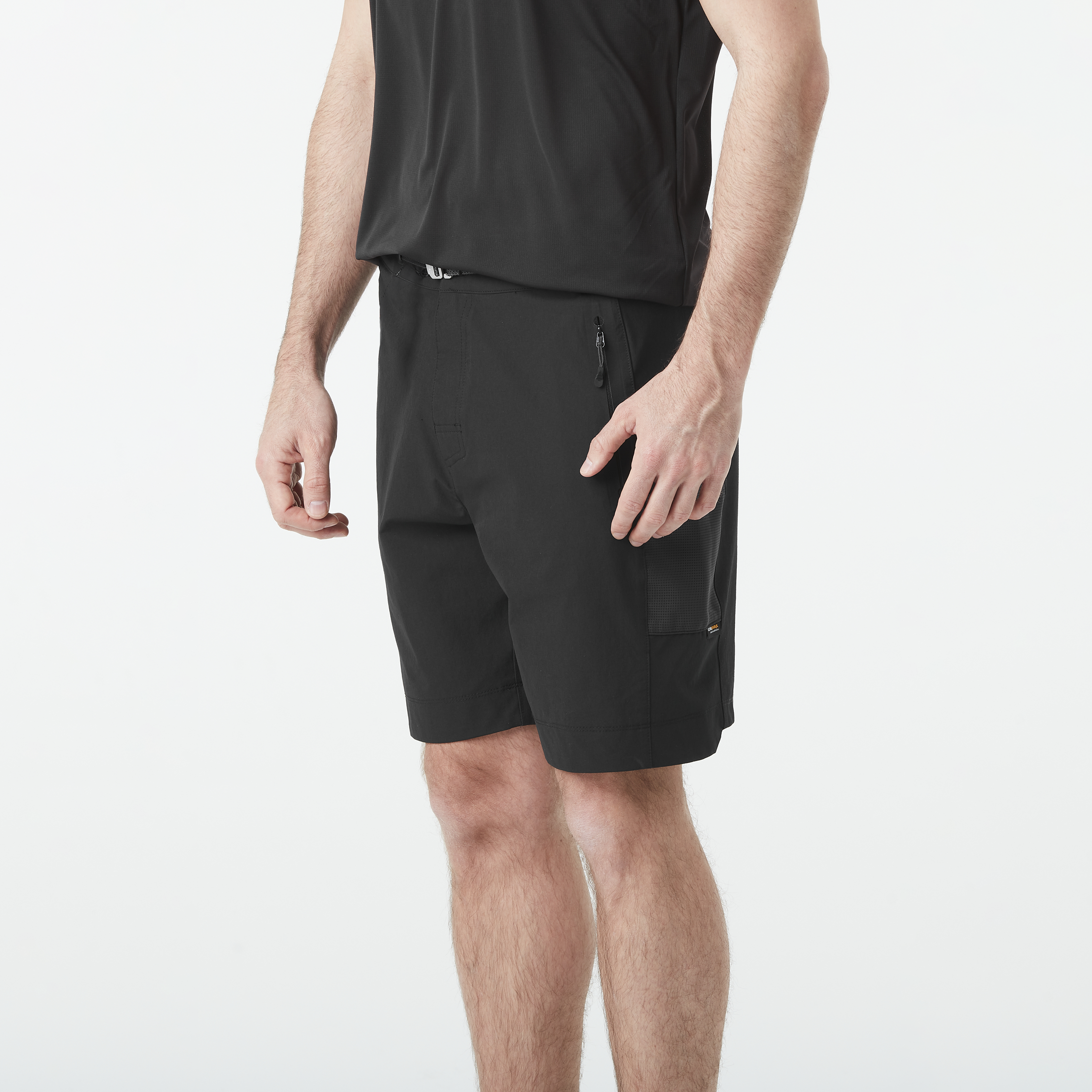New collection men SHOONER STRETCH SHORTS Black