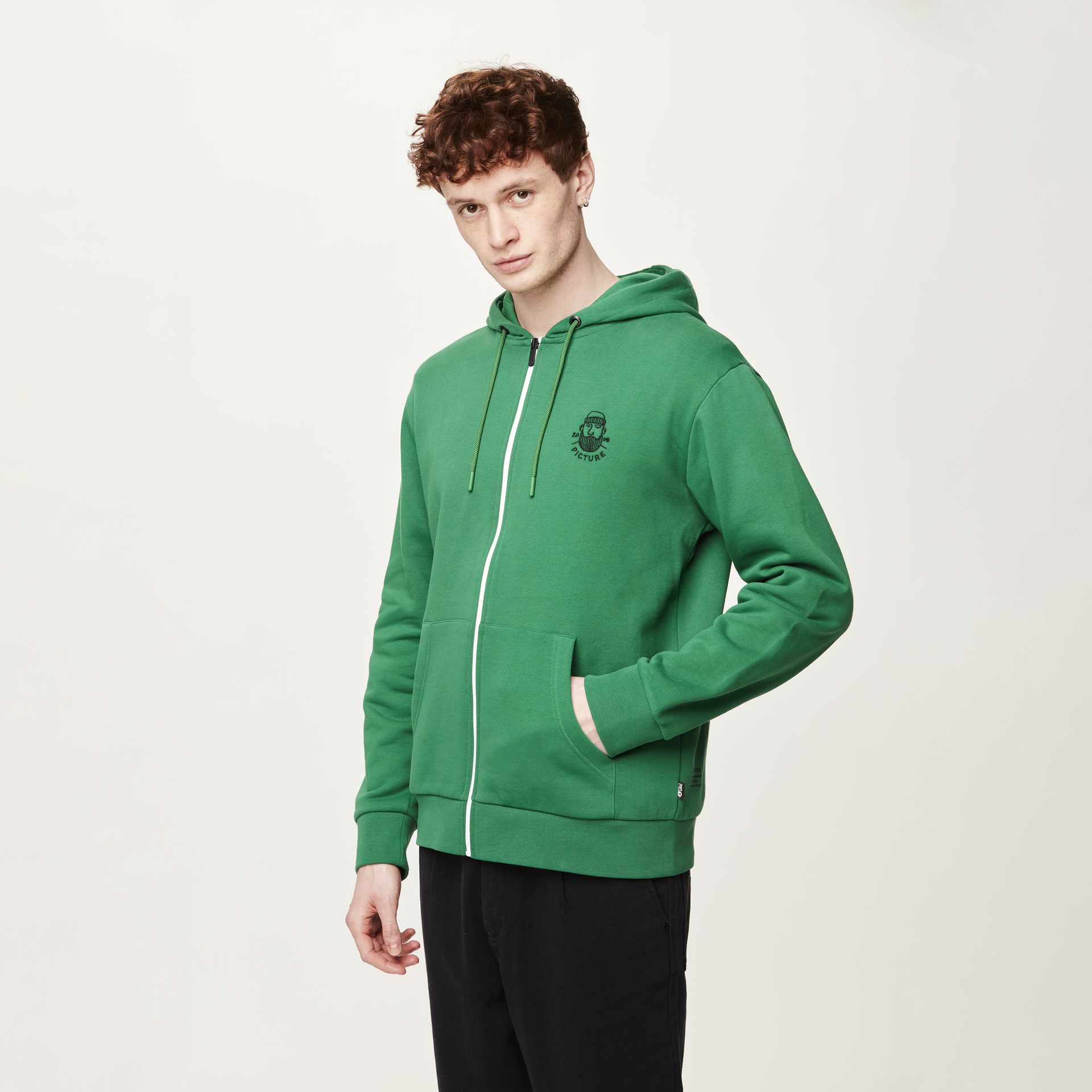 Outlet CHEWKO ZIP HOODIE Verdant Green