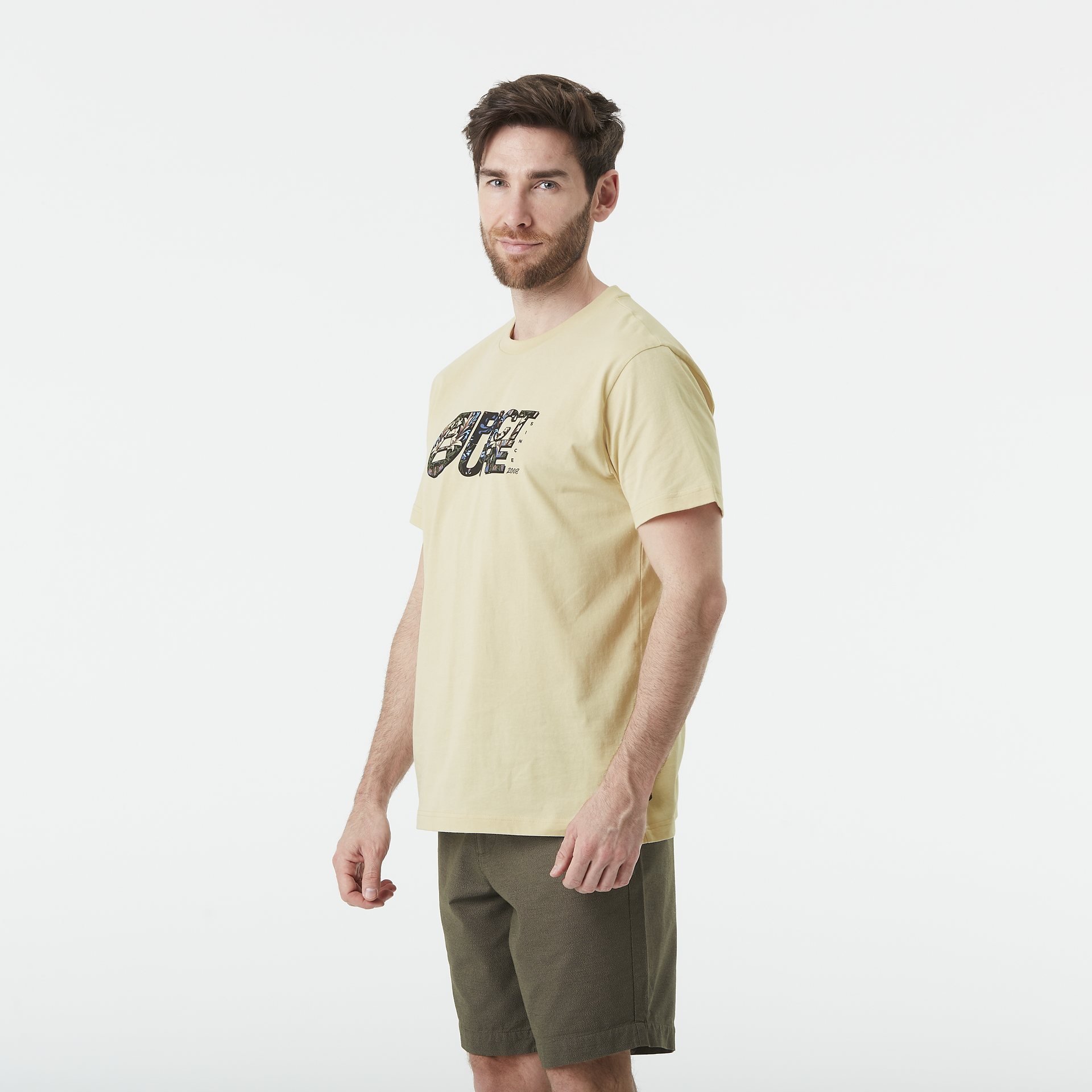 Outdoor lifestyle BASEMENT WEALTH TEE Wood Ash