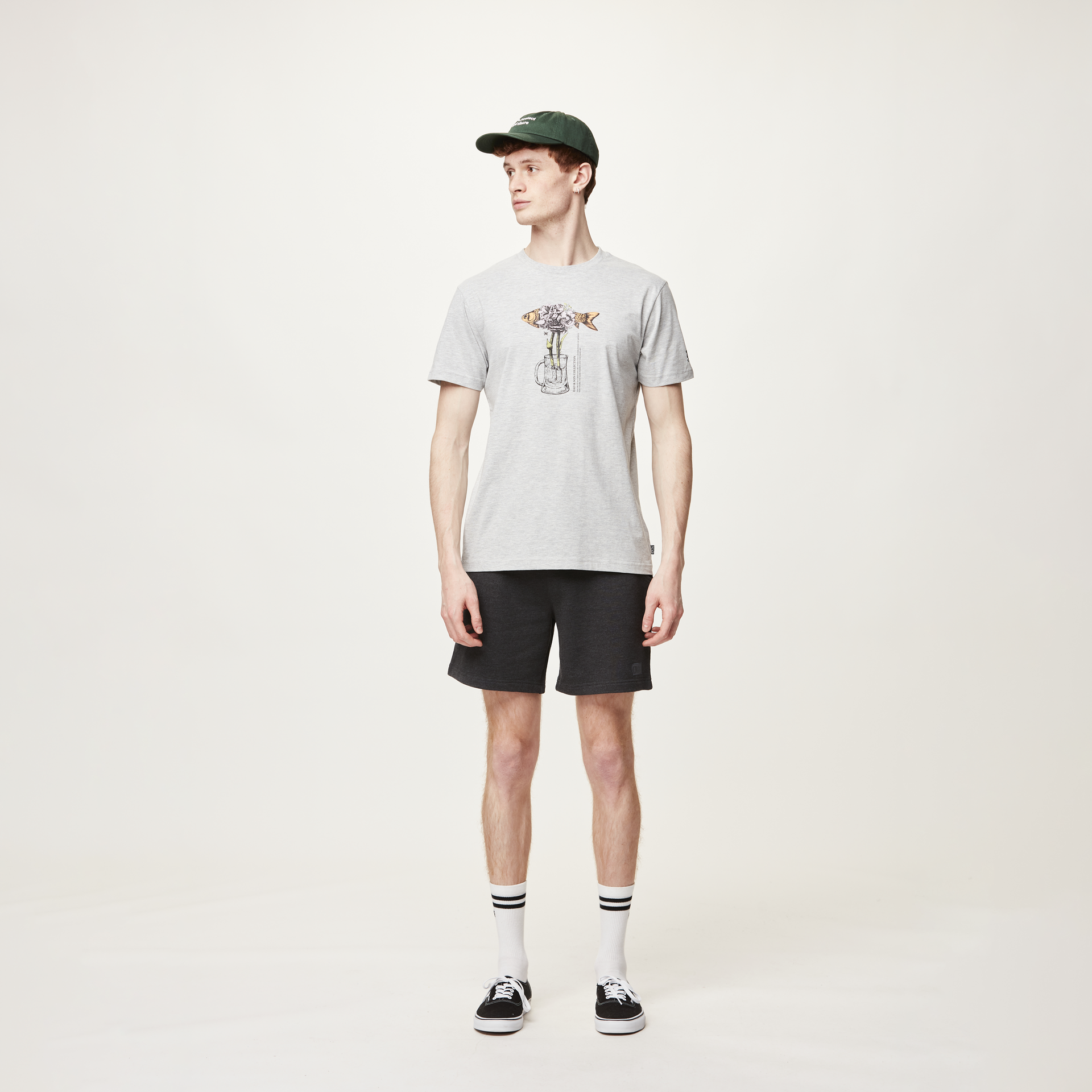 Outdoor lifestyle t-shirts D&S BOUQUET TEE Grey Melange