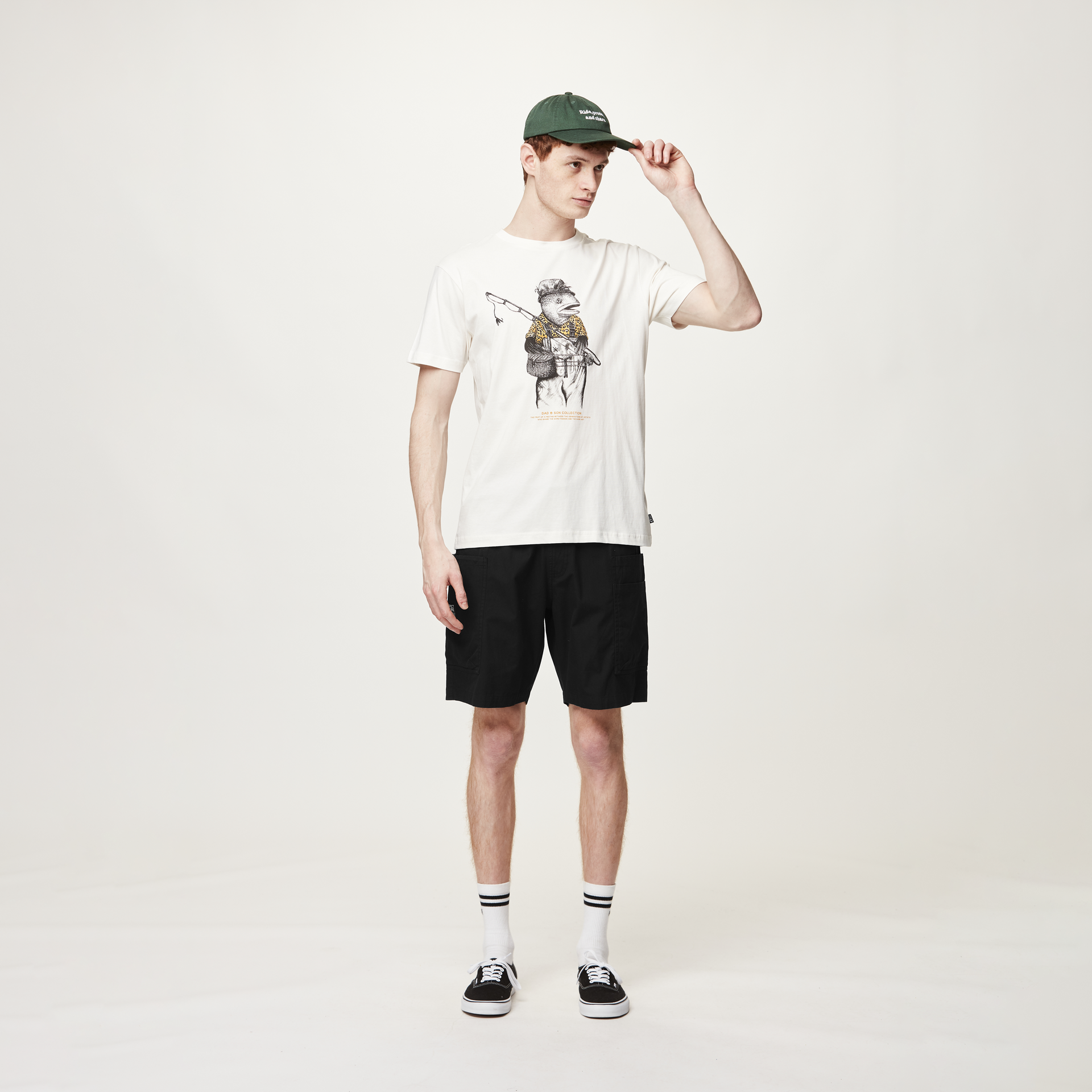 Outdoor lifestyle t-shirts D&S FISHERFISH TEE