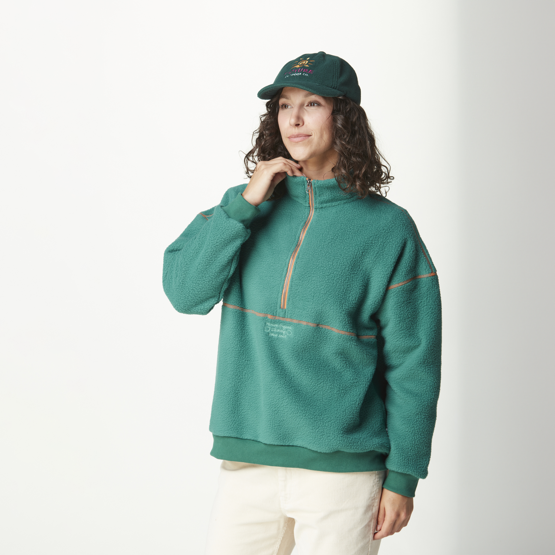 Sweats & Hoodies CYLLA 1/4 FLEECE Bayberry