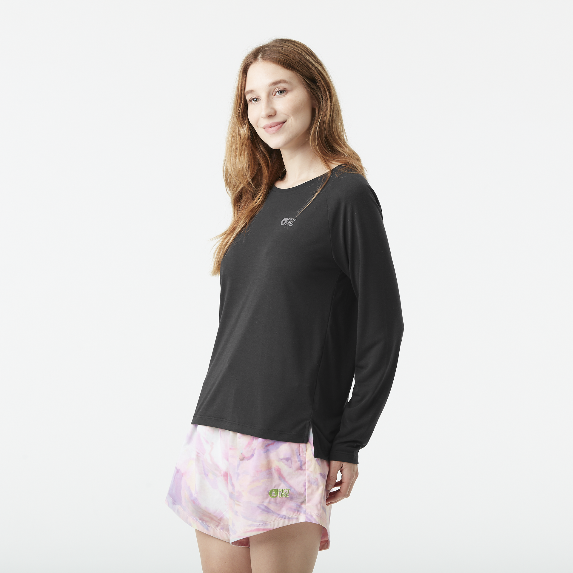 Hiking TIMONT W LS TECH TEE Black