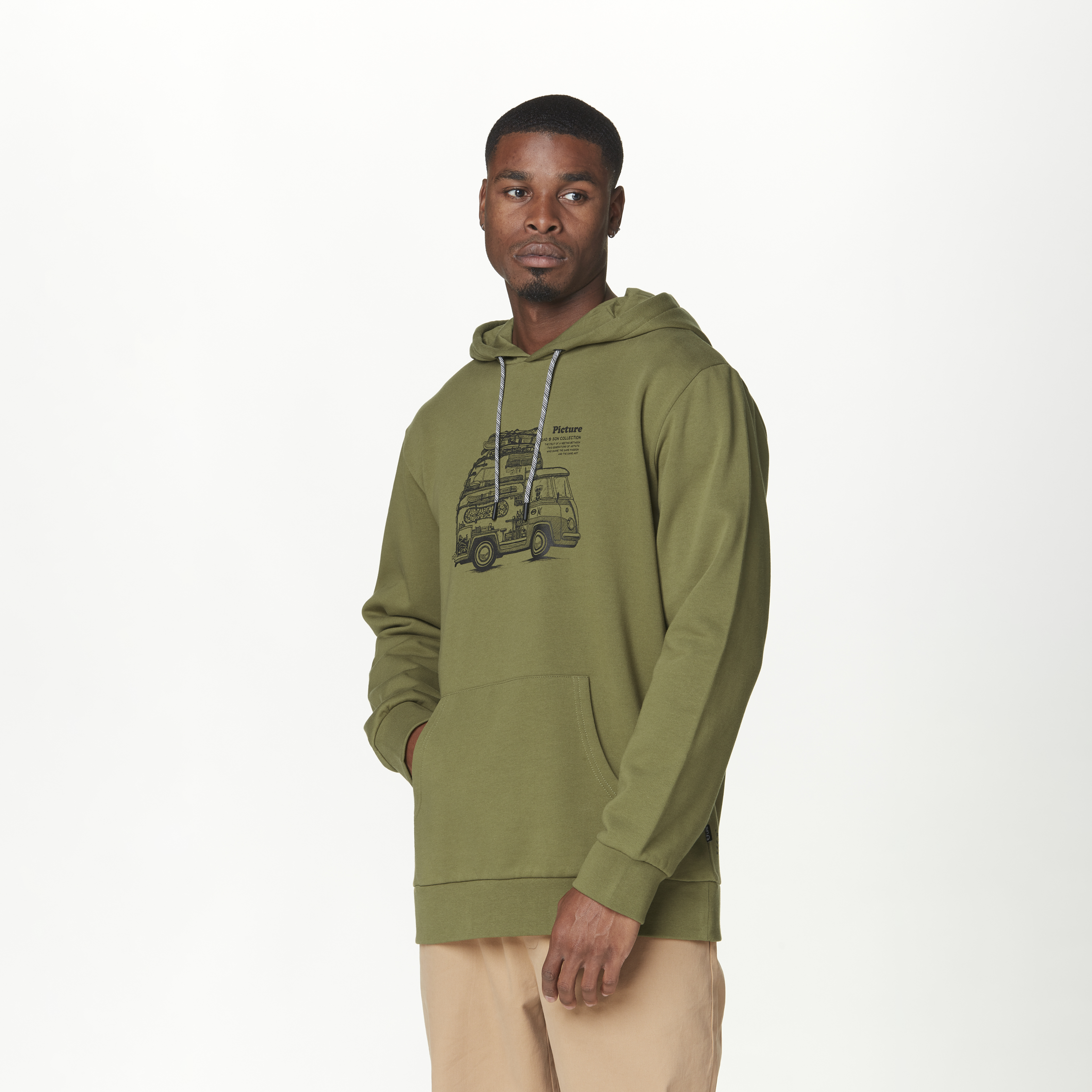 D&S DOGTRAVEL HOODIE Army Green