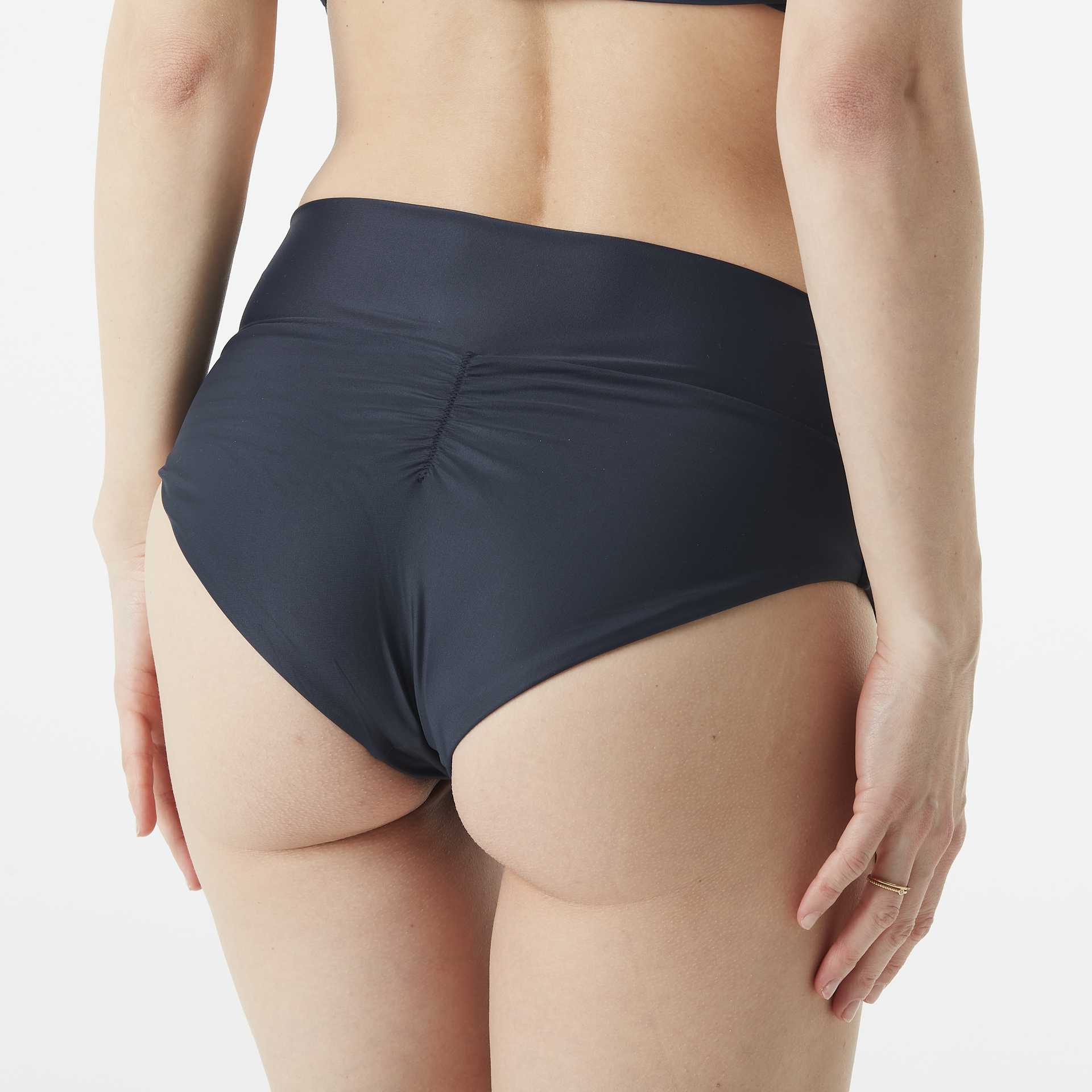 Maillots de bain HIGH WAIST BOTTOMS Dark Blue