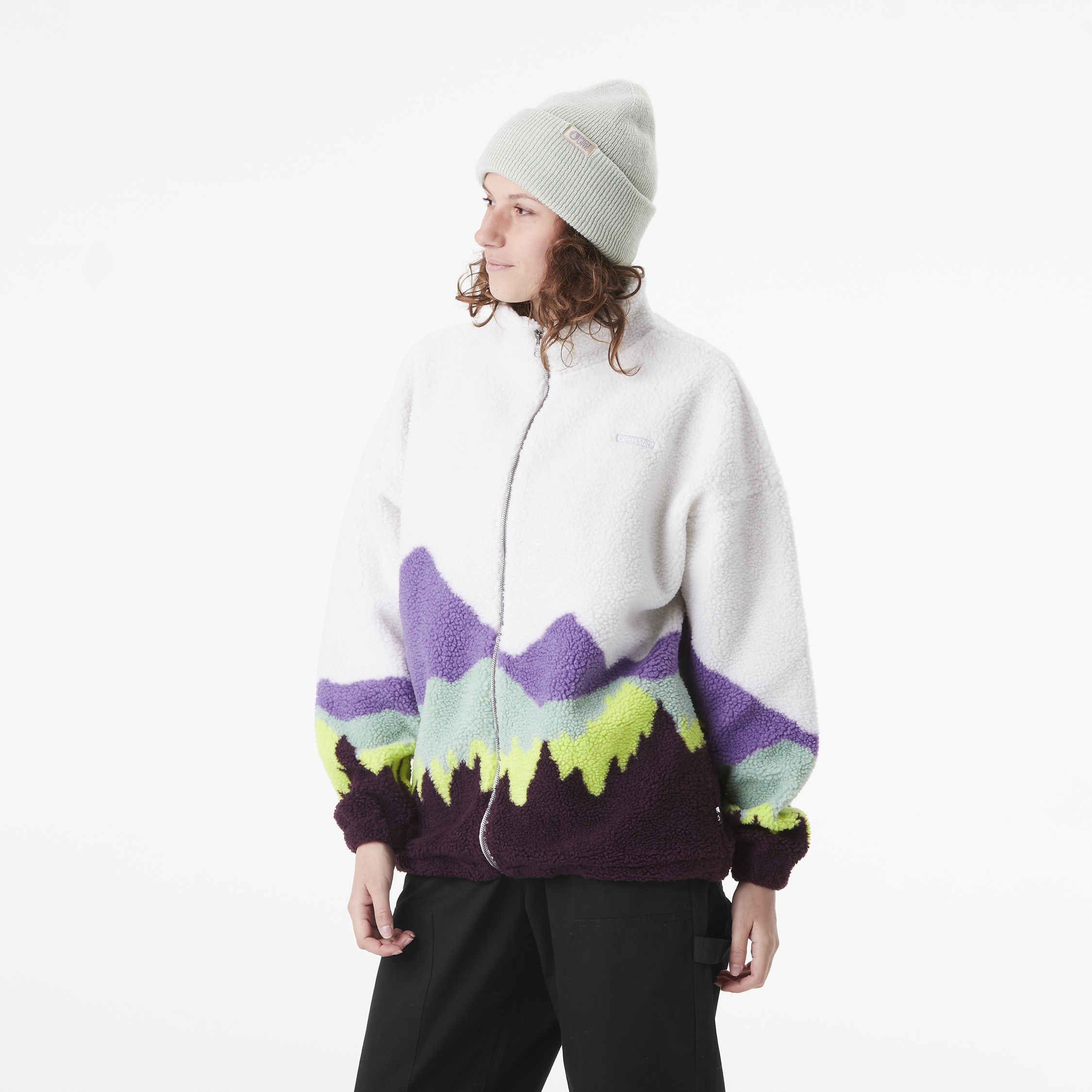 Femme NYSS ZIP FLEECE Purple Mountains