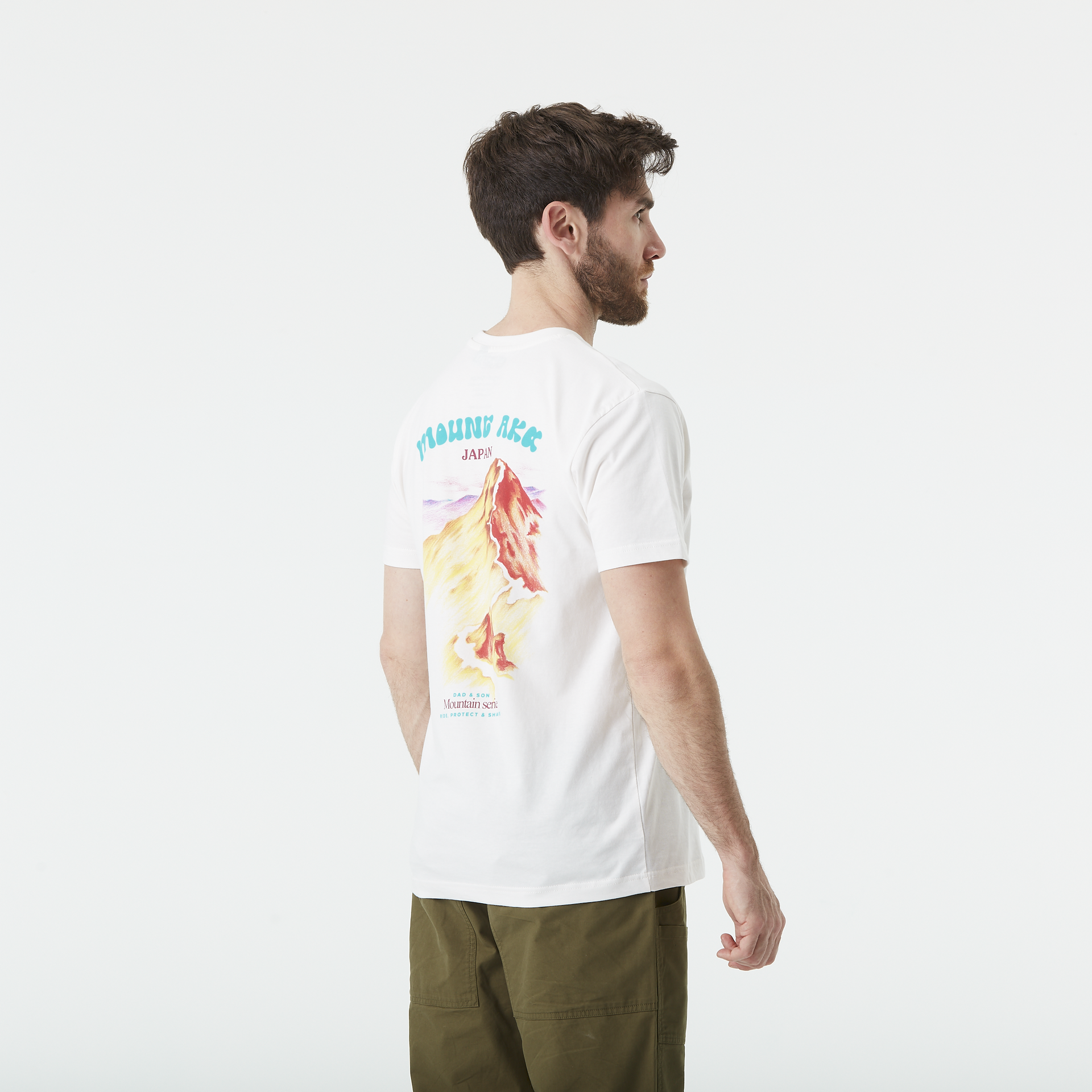 New collection men D&S MOUNT AKA TEE Natural White