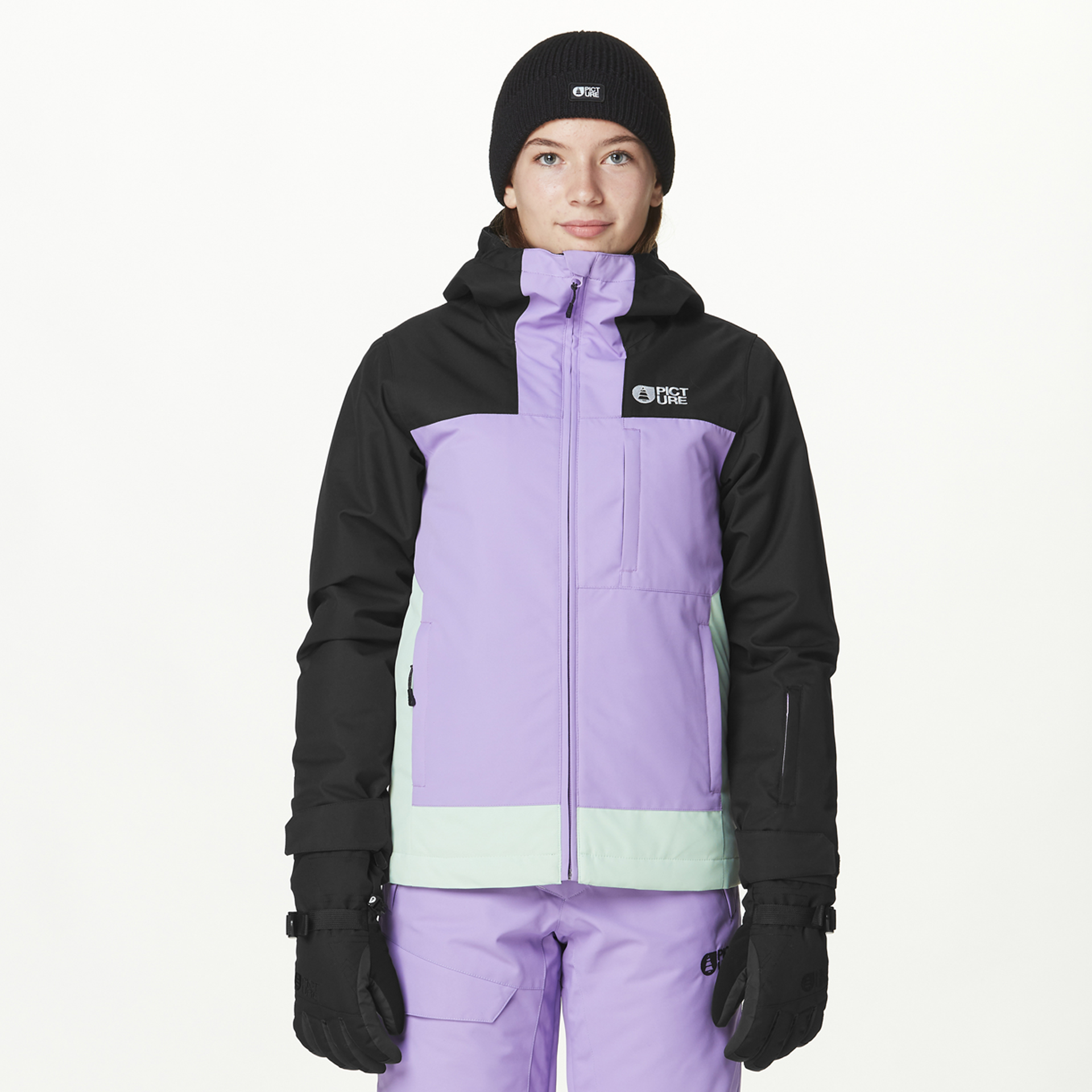 SEADY JKT Blk Paisley Purp Siltgr