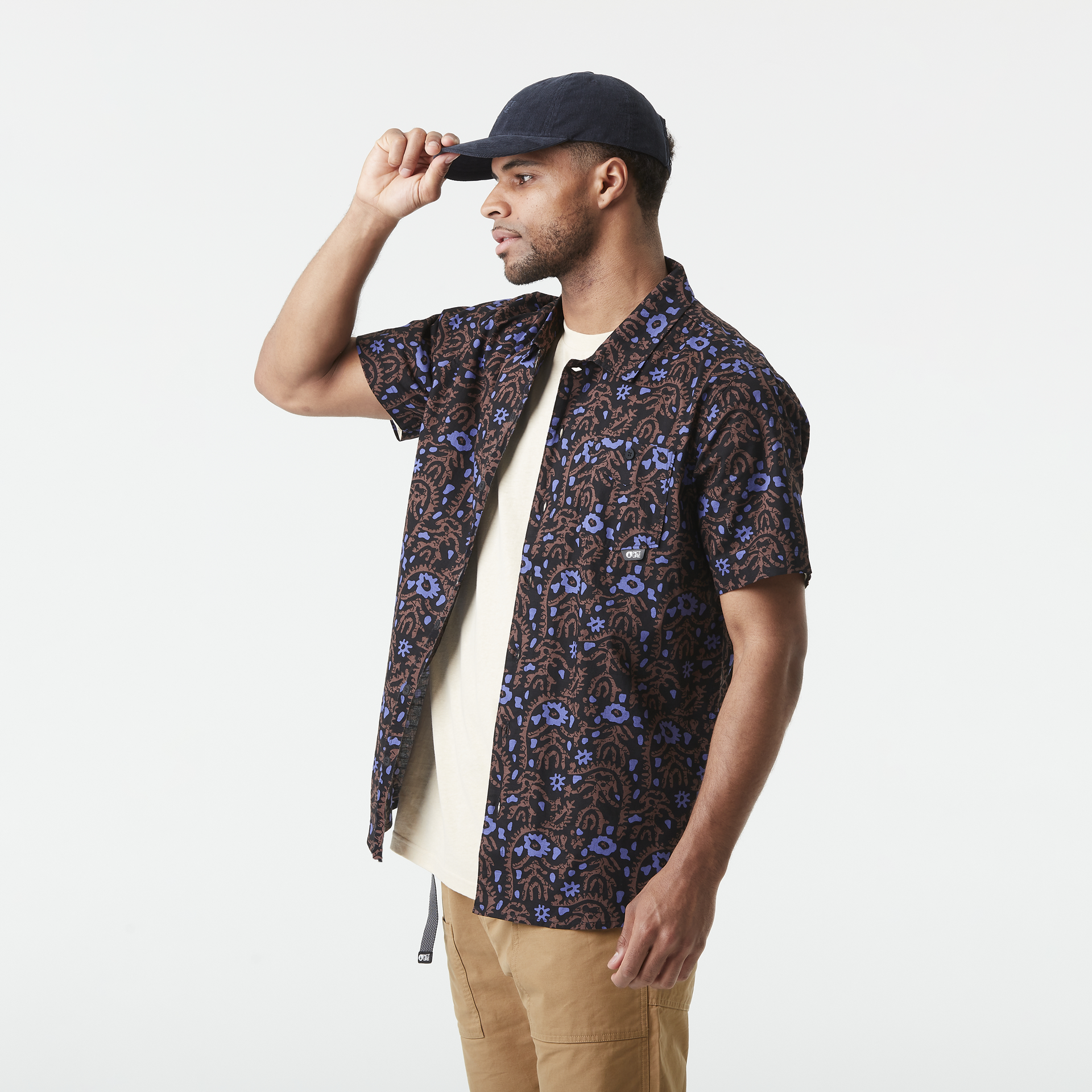 New collection men MATAIKONA SS SHIRT Ancolie Print