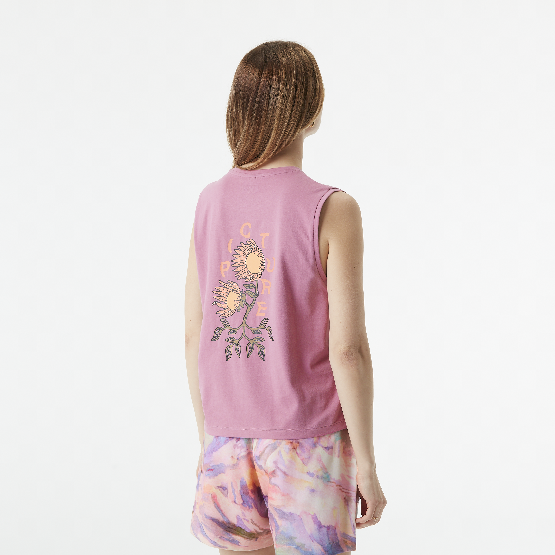 Tops PINE TANK Mauve Orchid