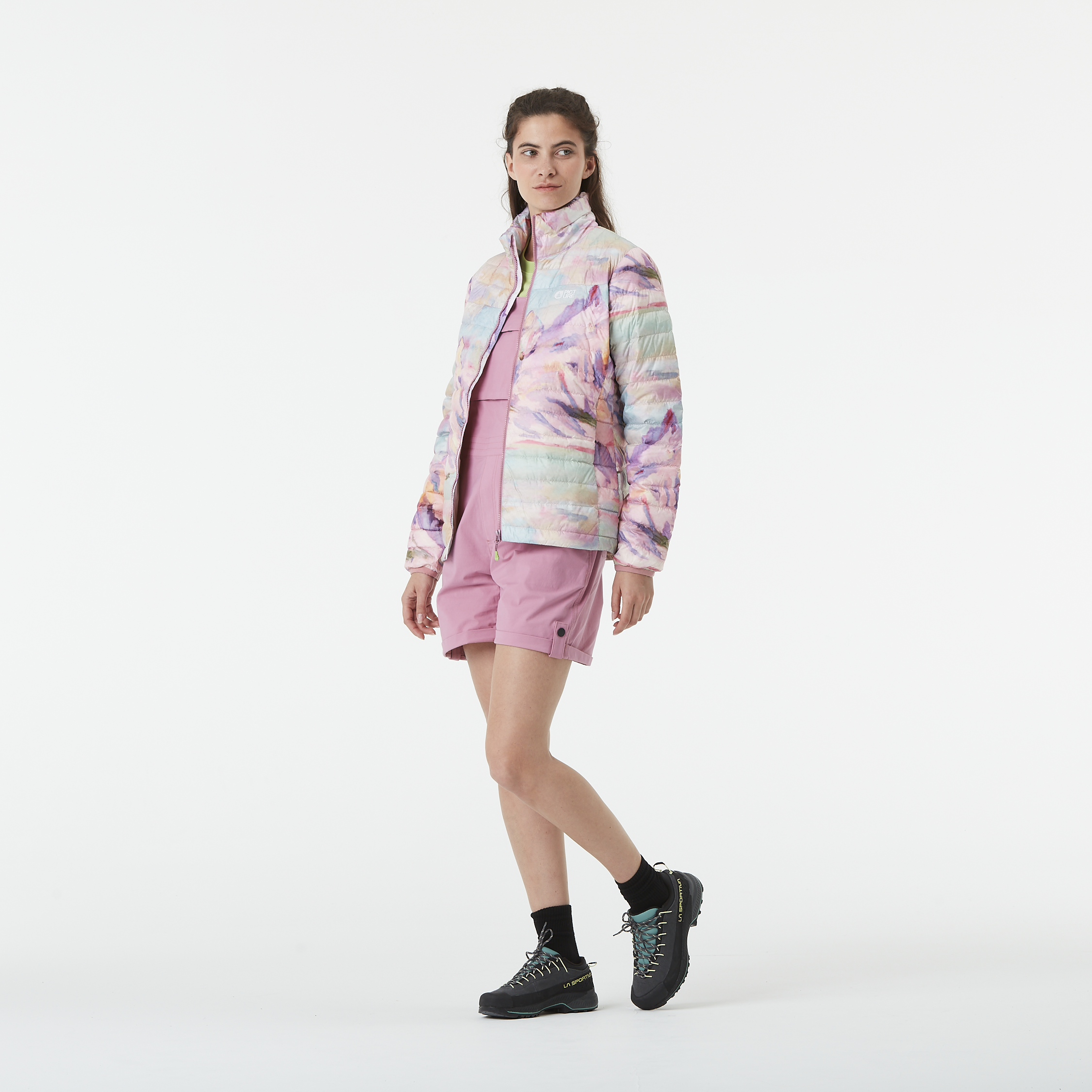 LIGHT PUFF W PRINTED JKT Montanea Print