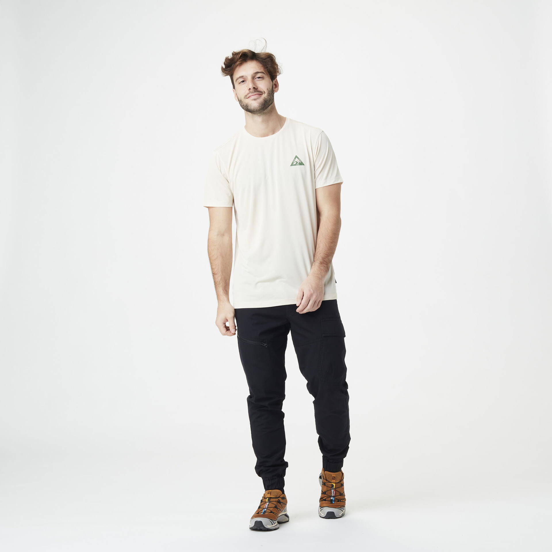 TRAVIS TECH TEE Woodash