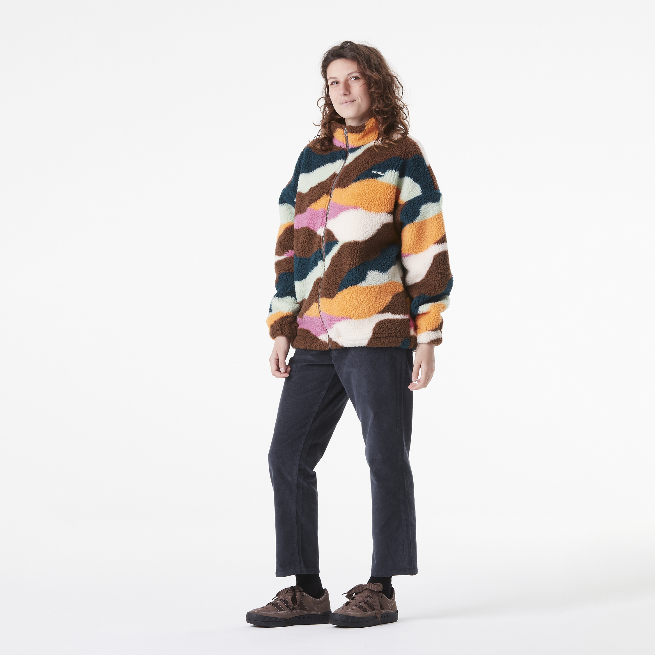 GYPSI ZIP FLEECE Strates Print