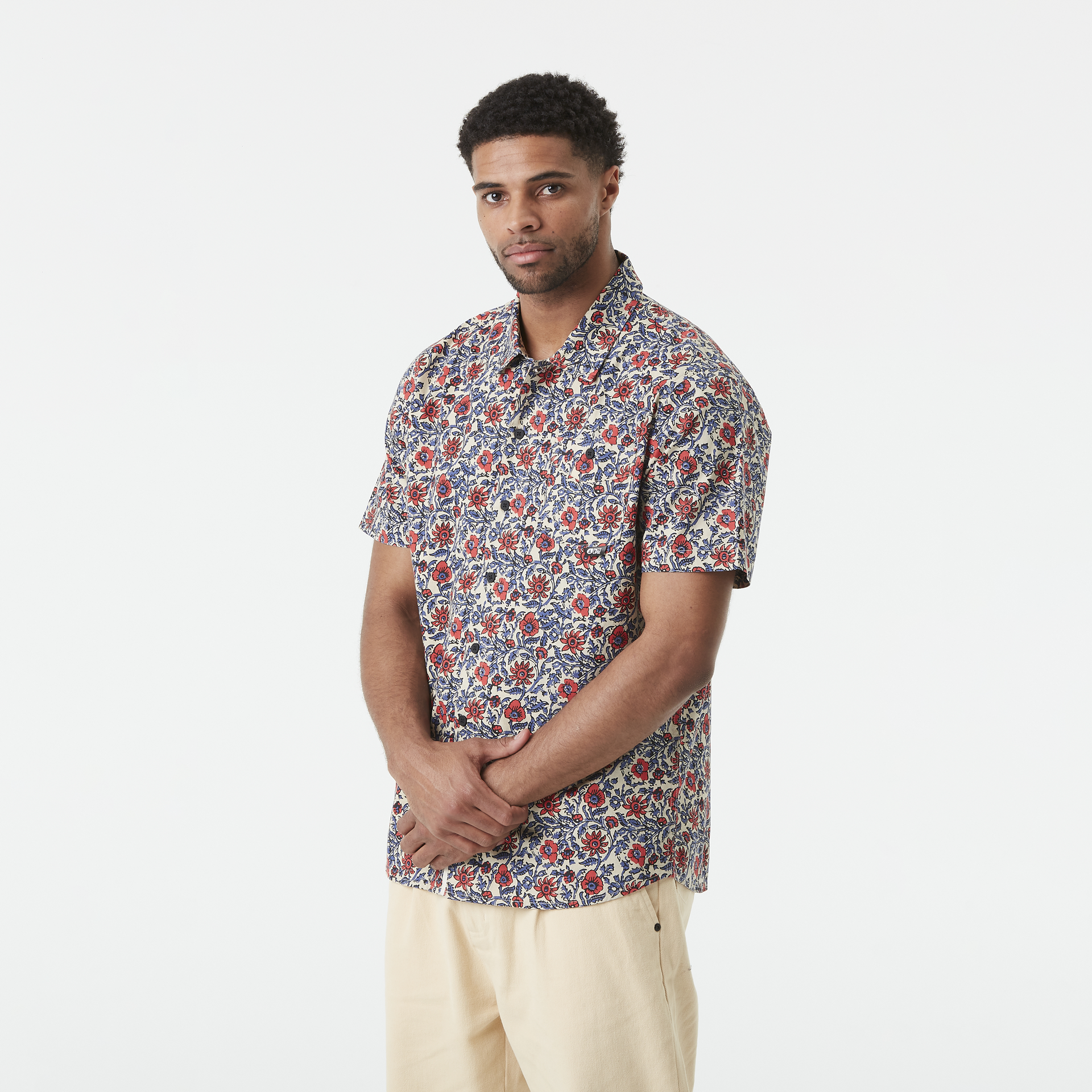 New collection men MATAIKONA SS SHIRT Aster Print