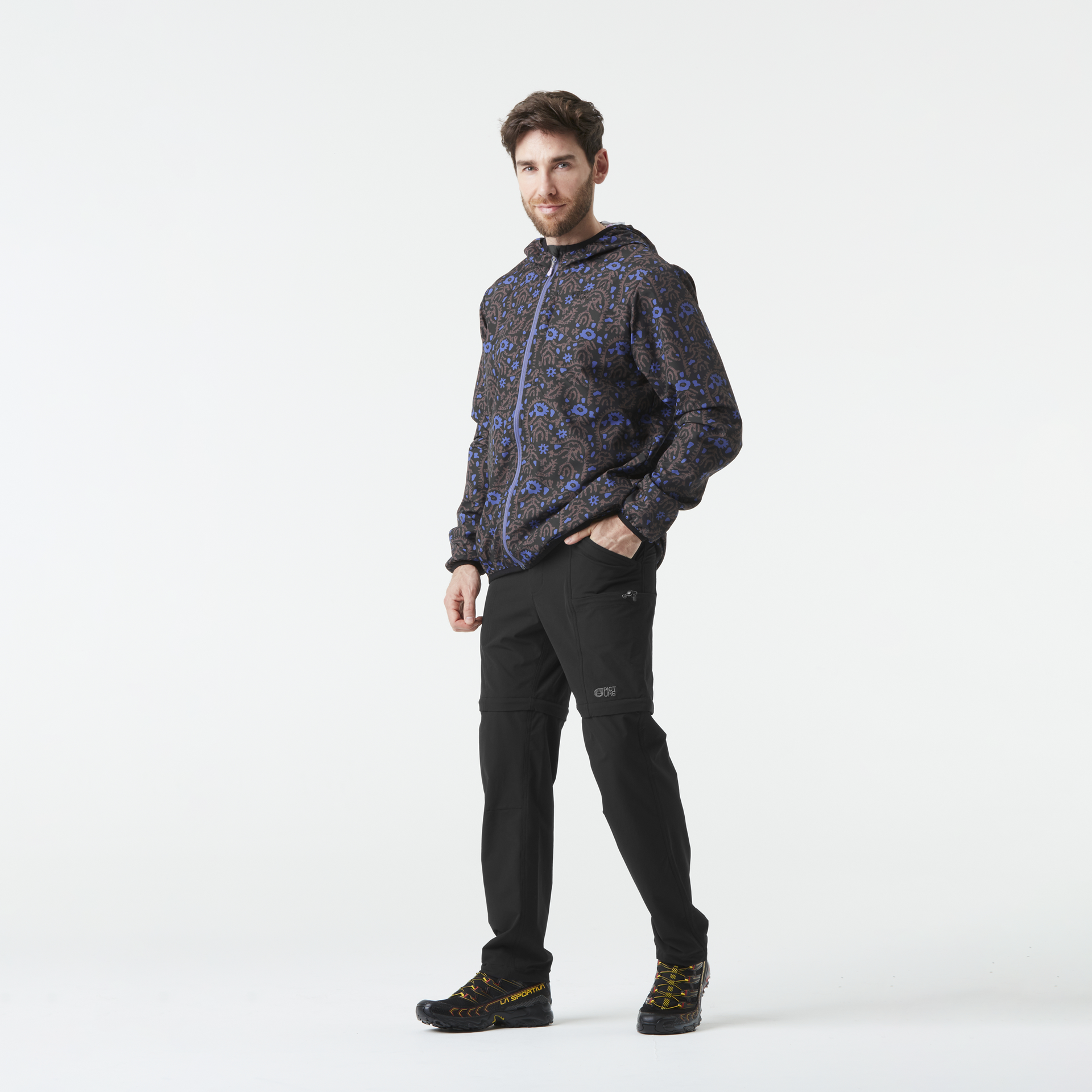 SCALE PRINTED JKT Ancolie Print