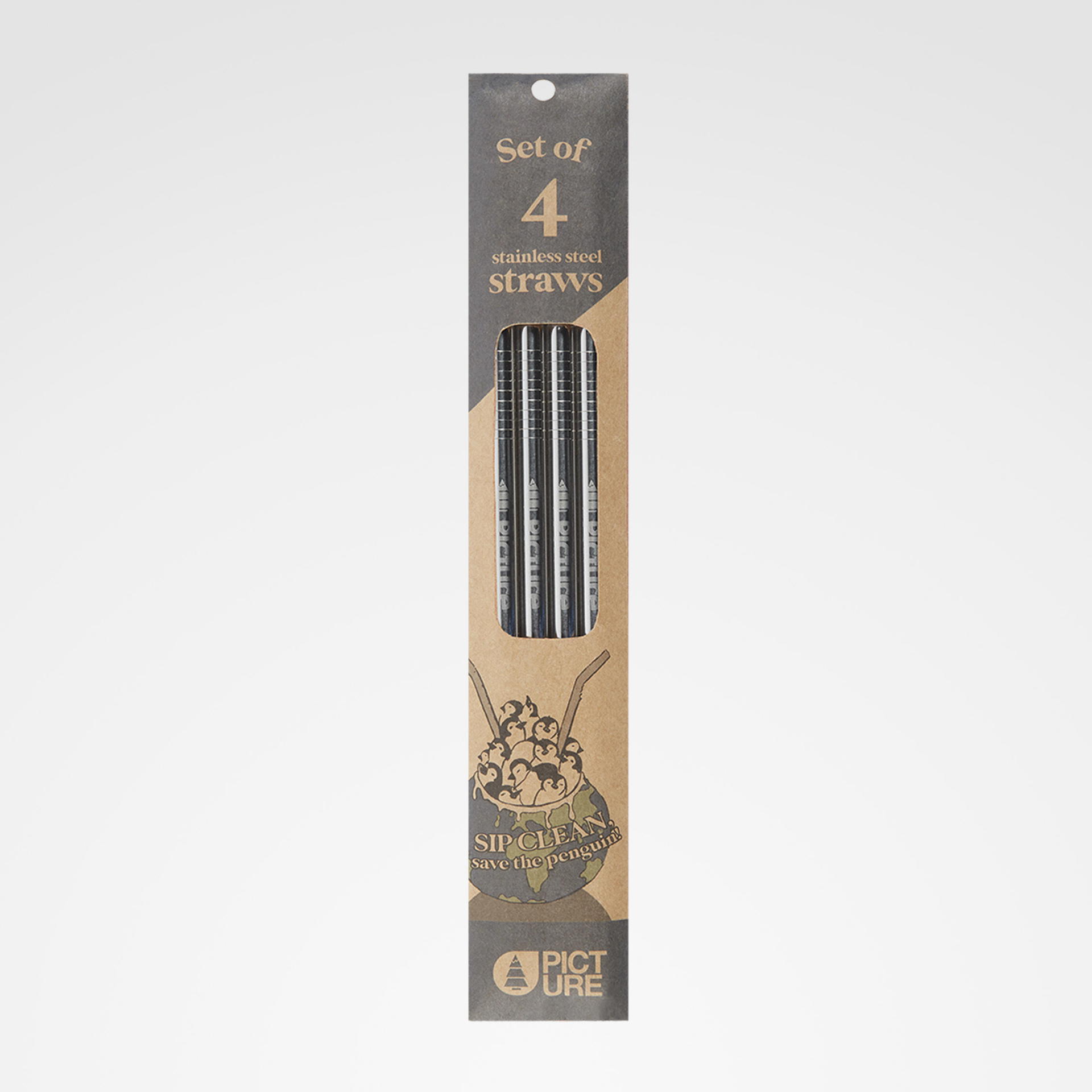 STRAW SET of 4