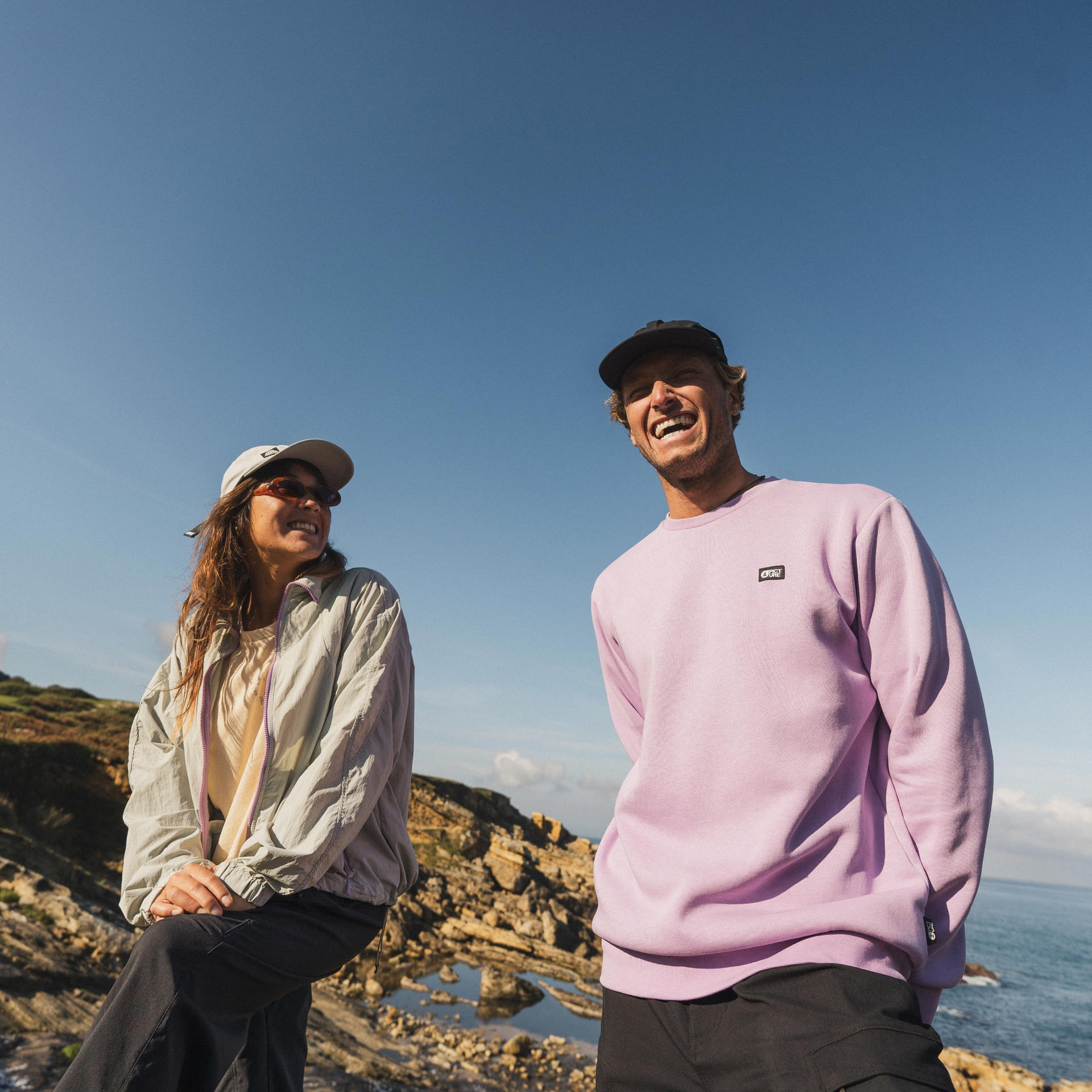 Tops ESSENTIAL CREW Sheer Lilac
