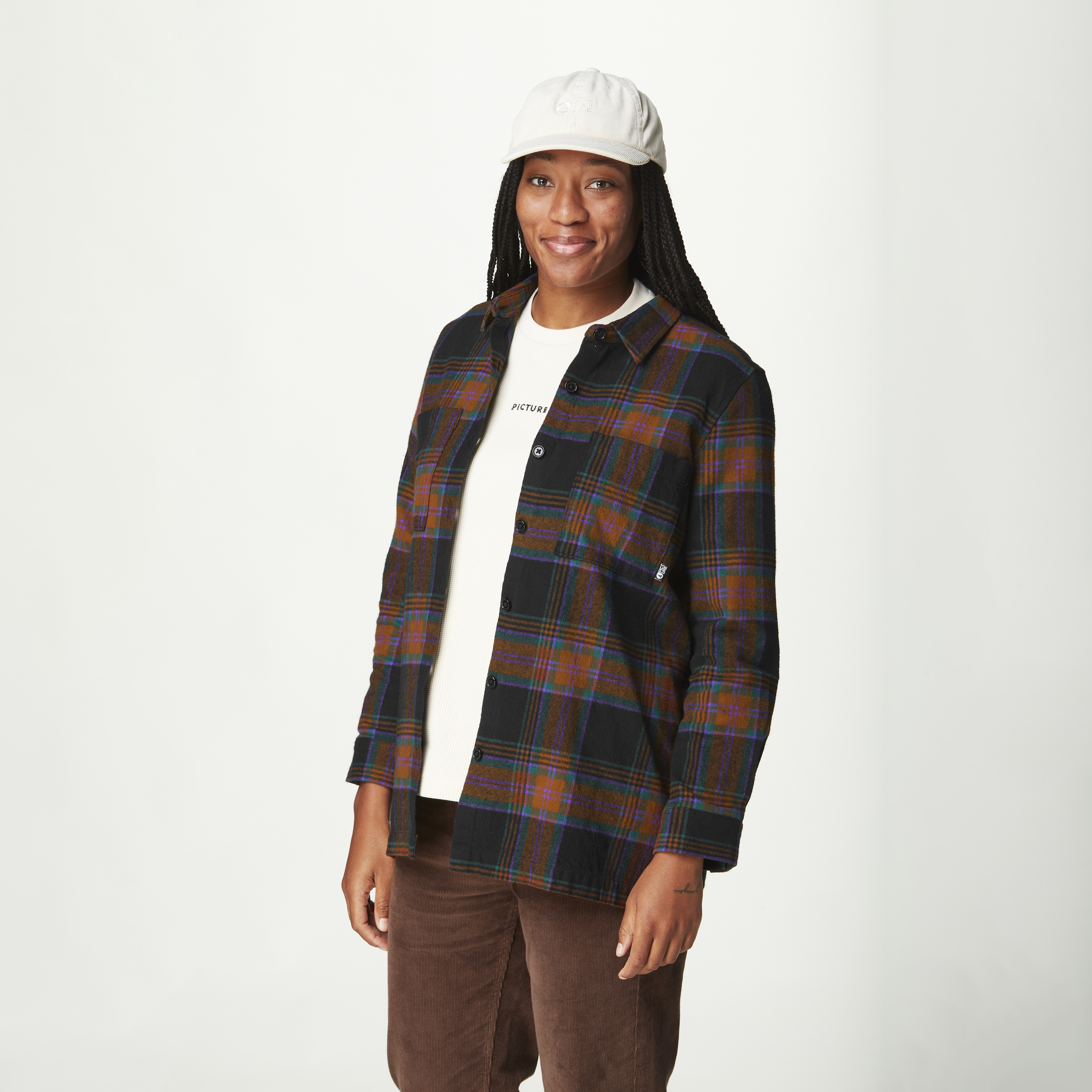 Activities DONIS SHIRT Plaid Black